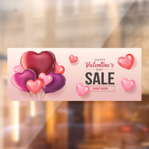 Happy Valentine's Day Sale Heart Balloons