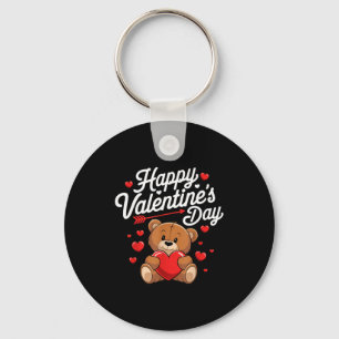 Happy Valentines Day Shirts Women Cute Valentine  Key Ring