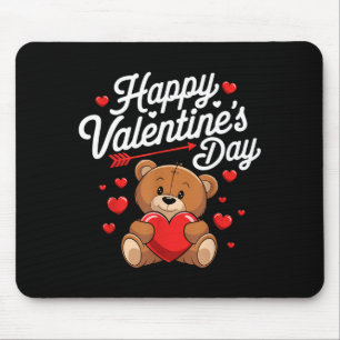 Happy Valentines Day Shirts Women Cute Valentine  Mouse Pad