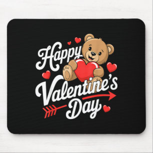 Happy Valentines Day Shirts Women Cute Valentine  Mouse Pad