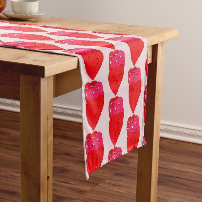 HAPPY VALENTINES DAY  SHORT TABLE RUNNER (In Situ)