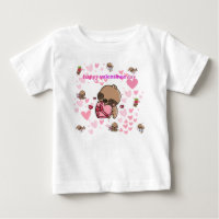 Happy Valentine's Day Sloth Kids T-Shirt