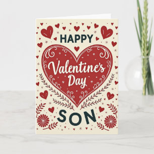 Happy Valentines Day Son Card