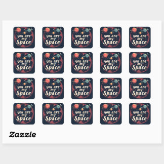 Happy Valentine's Day! Square Sticker