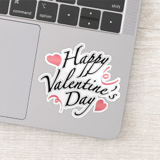 Happy valentines day sticker