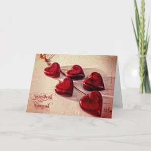 Happy Valentine's Day+Szczęśliwych Walentynek Card