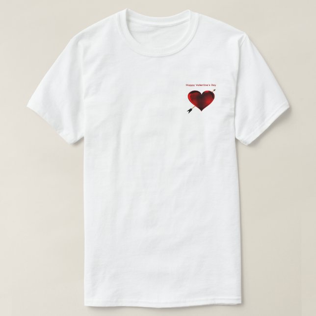 Happy Valentine's Day T-Shirt (Design Front)