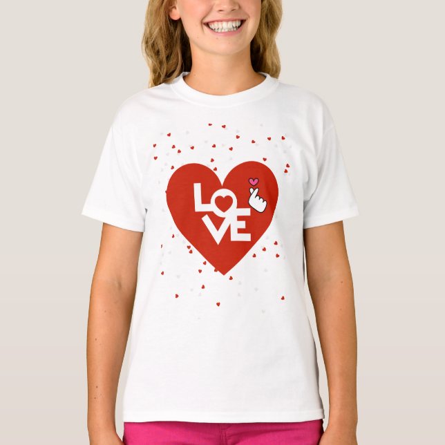  Happy Valentine's Day  T-Shirt (Front)