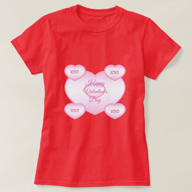 Happy valentine's Day T-Shirt (Design Front)