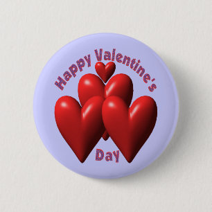 Happy Valentines Day T-shirts and Gifts 6 Cm Round Badge