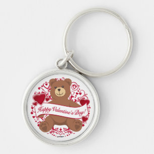 Happy Valentine's Day! Teddy Bear Key Ring