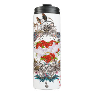 Happy valentine's day  thermal tumbler