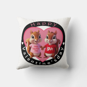 Happy Valentine's day throw pillow