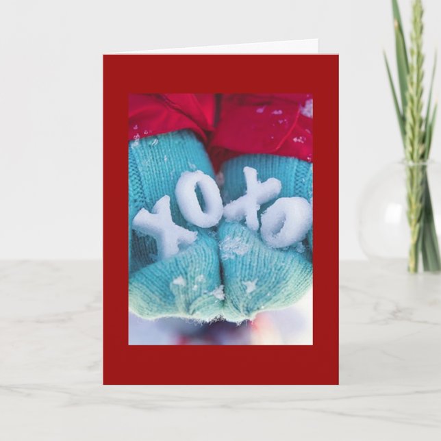 HAPPY VALENTINE'S DAY TO THE "LOVE OF MY LIFE" XOX HOLIDAY CARD (Front)