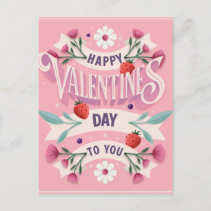 Happy Valentines Day to You Postcard