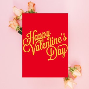 Happy Valentine's Day To You Thank You Card