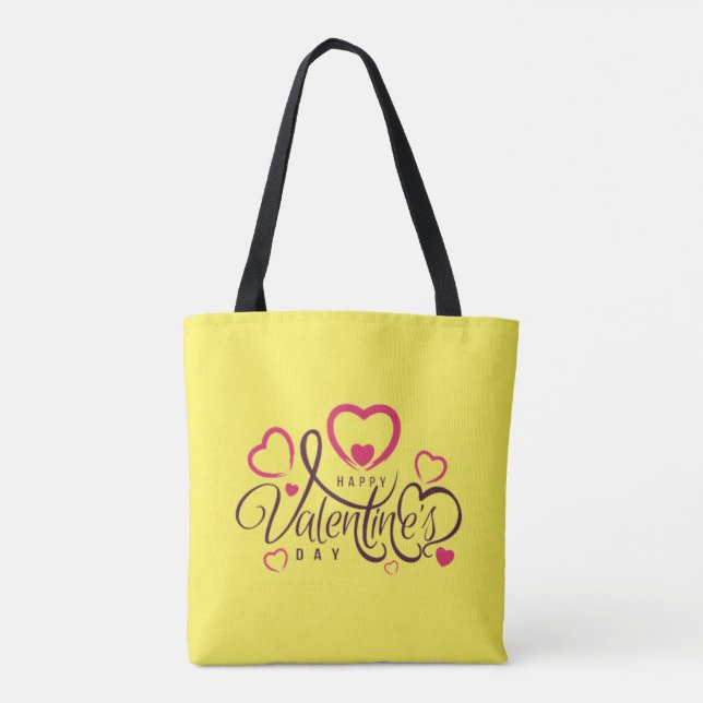 Happy Valentine's Day! Tote Bag (Back)
