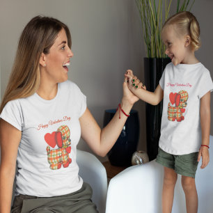 Happy Valentine's Day Toy Puppy Toddler T-Shirt