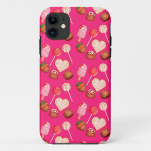 Happy Valentine's Day Treats And Candy Pattern Case-Mate iPhone Case