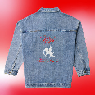 Happy Valentine's Day - Ugh Valentine's   Denim Jacket