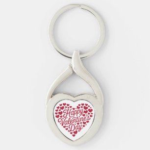 Happy Valentines Day Valentine Love Heart Key Ring
