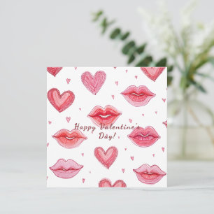 Happy Valentine's Day! Valentine's card.  Holiday Card