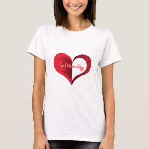 Happy Valentine's Day White T-Shirt