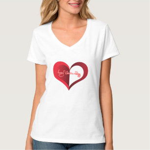 Happy Valentine's Day White Women's T-Shirt