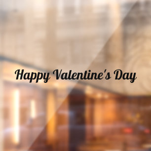 Happy Valentine's Day Window Cling