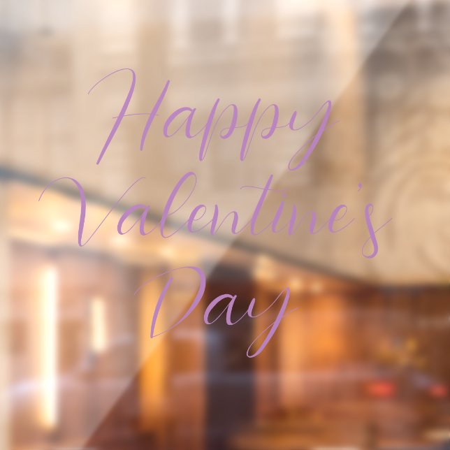 Happy Valentine's Day Window Cling (Sheet 2)