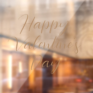 Happy Valentine's Day Window Cling