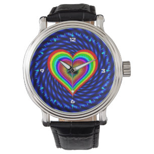 Happy Valentine's Day With Love Symbol Watch