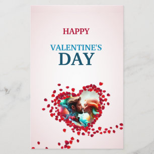 Happy Valentine's Day with Rose Flyer