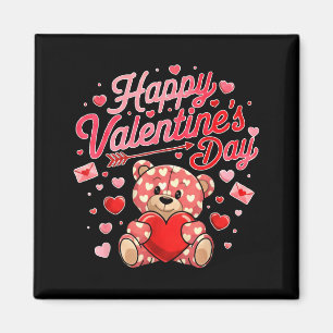 Happy Valentines Day Women Cute Bear Valentine Hea Magnet