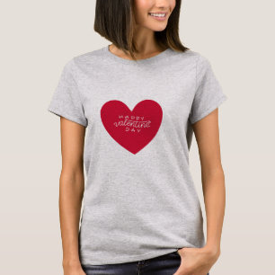  Happy Valentine's Day Women's Heart   T-Shirt