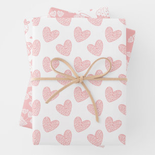 Happy Valentine's Day  Wrapping Paper Sheet