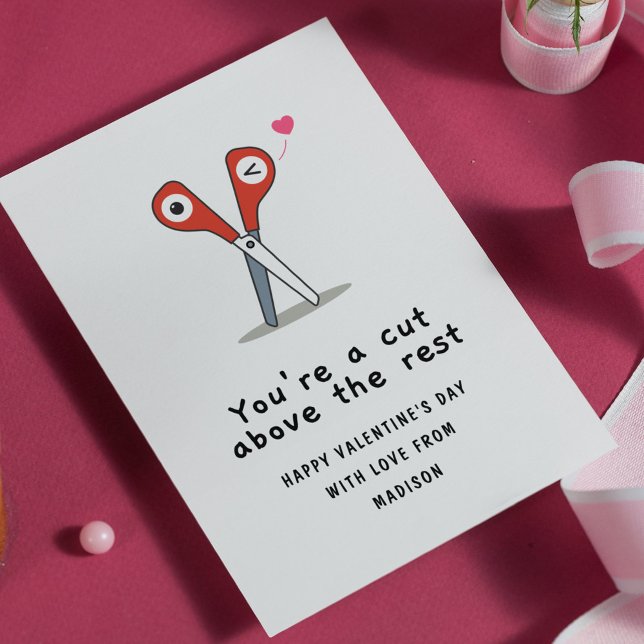 Happy Valentine's Day You're A Cut Above The Rest Card (Creator Uploaded)