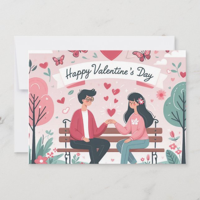 Happy Valentine's Holiday Card (Front)