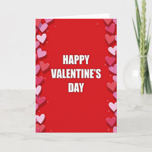 Happy Valentines Polka Dot Heart Card