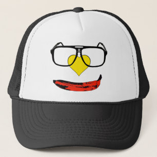 Happy Valentine's Pop Art Face Trucker Hat