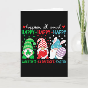 Happy Valentines St Patrick Easter Happy Holiday G Card