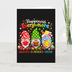 Happy Valentines St Patrick Easter Happy Holiday G Card