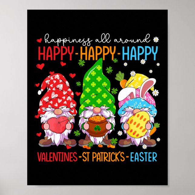 Happy Valentines St Patrick Easter Happy Holiday G Poster (Front)