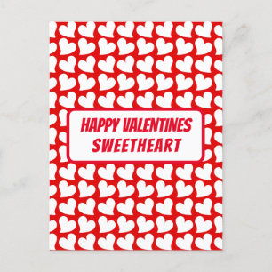 HAPPY VALENTINES SWEETHEART ROMANTIC GIFT POSTCARD