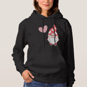 Happy Valentineu2019s Day Gnome Cute with Heart Ba Hoodie