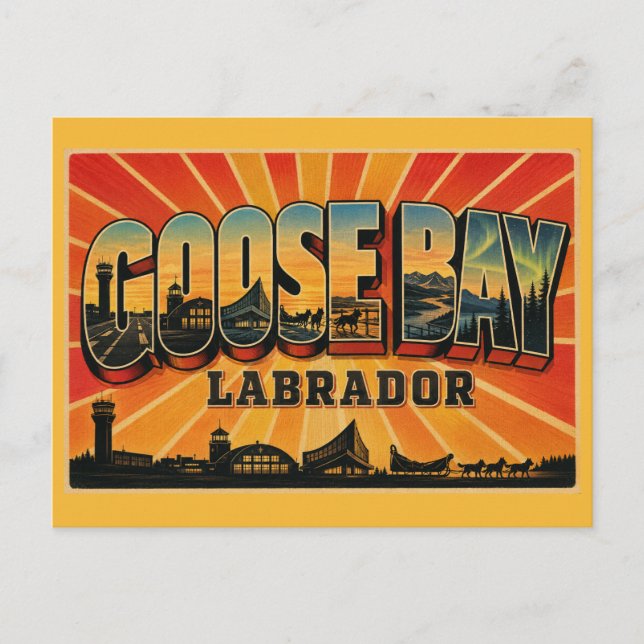 Happy Valley-Goose Bay Labrador Gateway Postcard (Front)