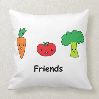 Happy Vegetable Friends Cushion