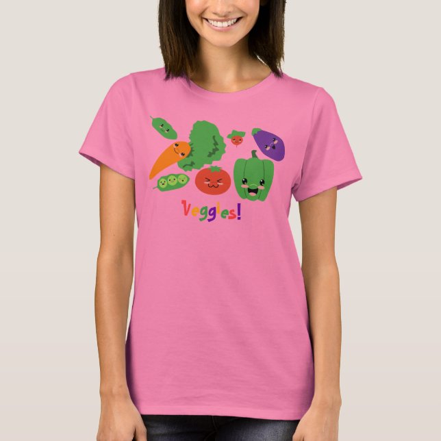 Happy Vegetables T-Shirt (Front)