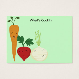 Happy Veggie Recipe Cards
