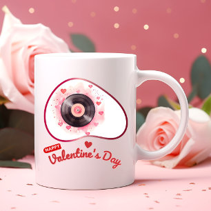 Happy Velentine's Day - Passionate Forever Two-Tone Coffee Mug